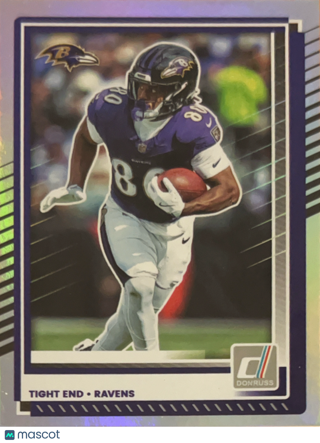 2025 Panini Donruss Football Isaiah Likely #133 No Name Holo