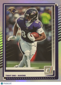 2025 Panini Donruss Football Isaiah Likely #133 No Name Holo