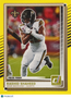 2025 Panini Donruss Rashid Shaheed #287 Press Proof Yellow
