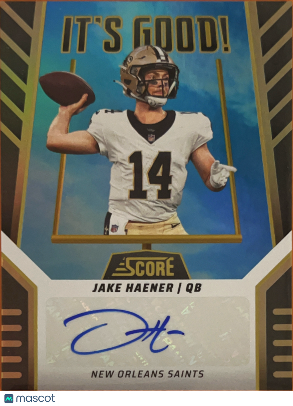 2024 Panini Score Football It's Good! Jake Haener #IG-JHR Auto
