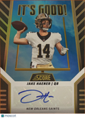 2024 Panini Score Football It's Good! Jake Haener #IG-JHR Auto