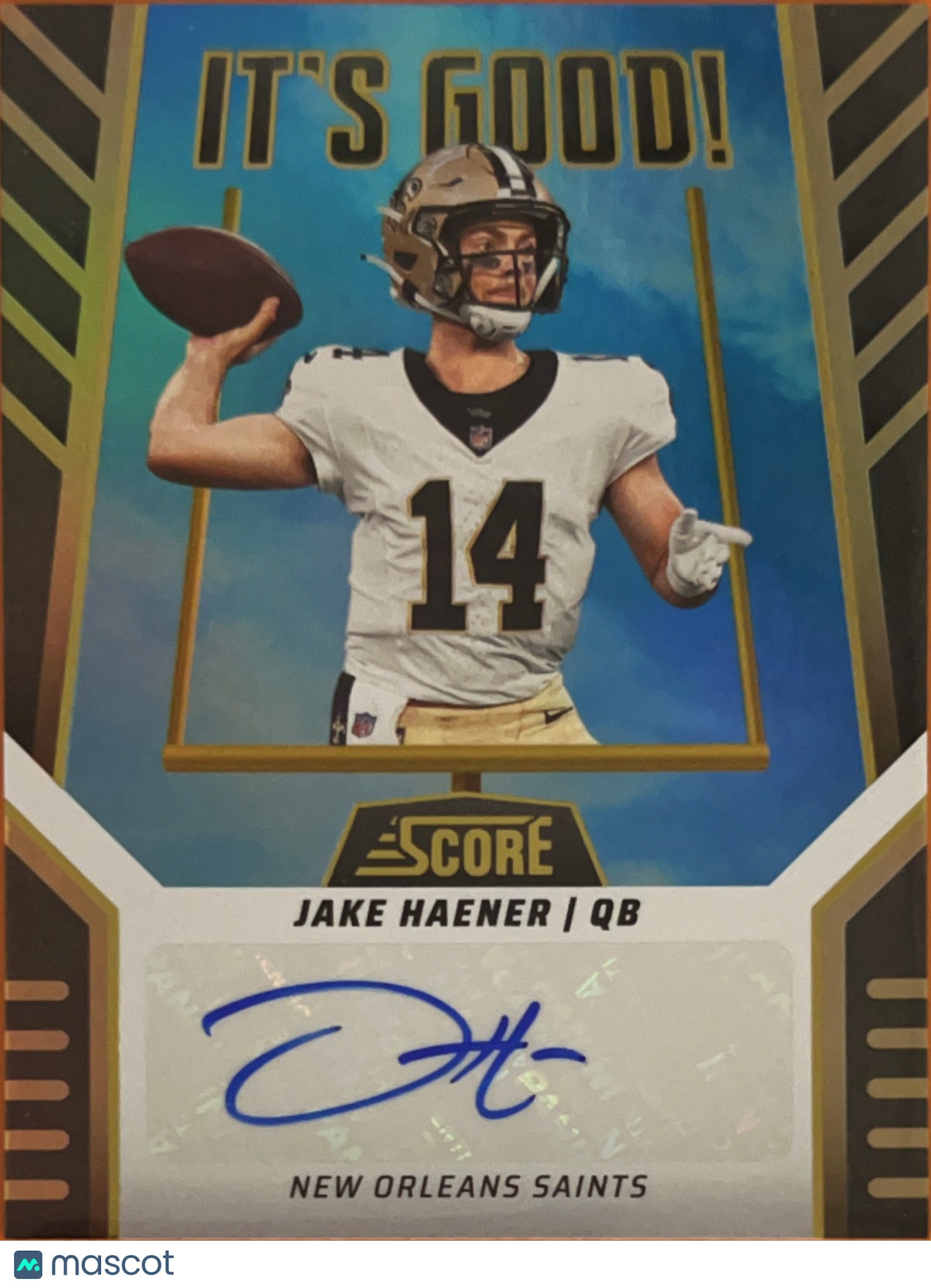 2024 Panini Score Football It's Good! Jake Haener #IG-JHR Auto