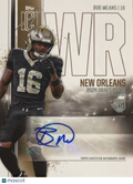 2024 Topps Signature Class Football Bub Means #RCA-BM Rookie Auto Variation Auto