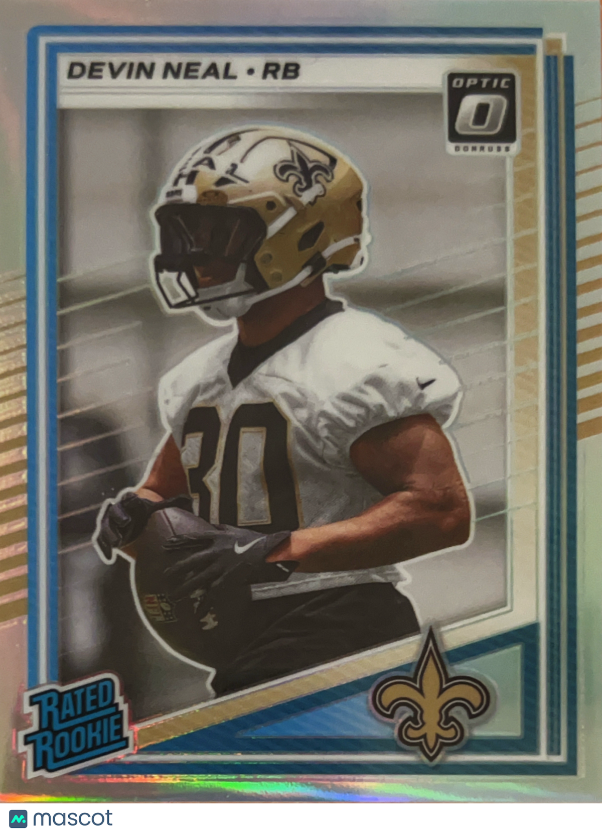 2025 Panini Donruss Optic Football Devin Neal #359 Silver Prizm Holo