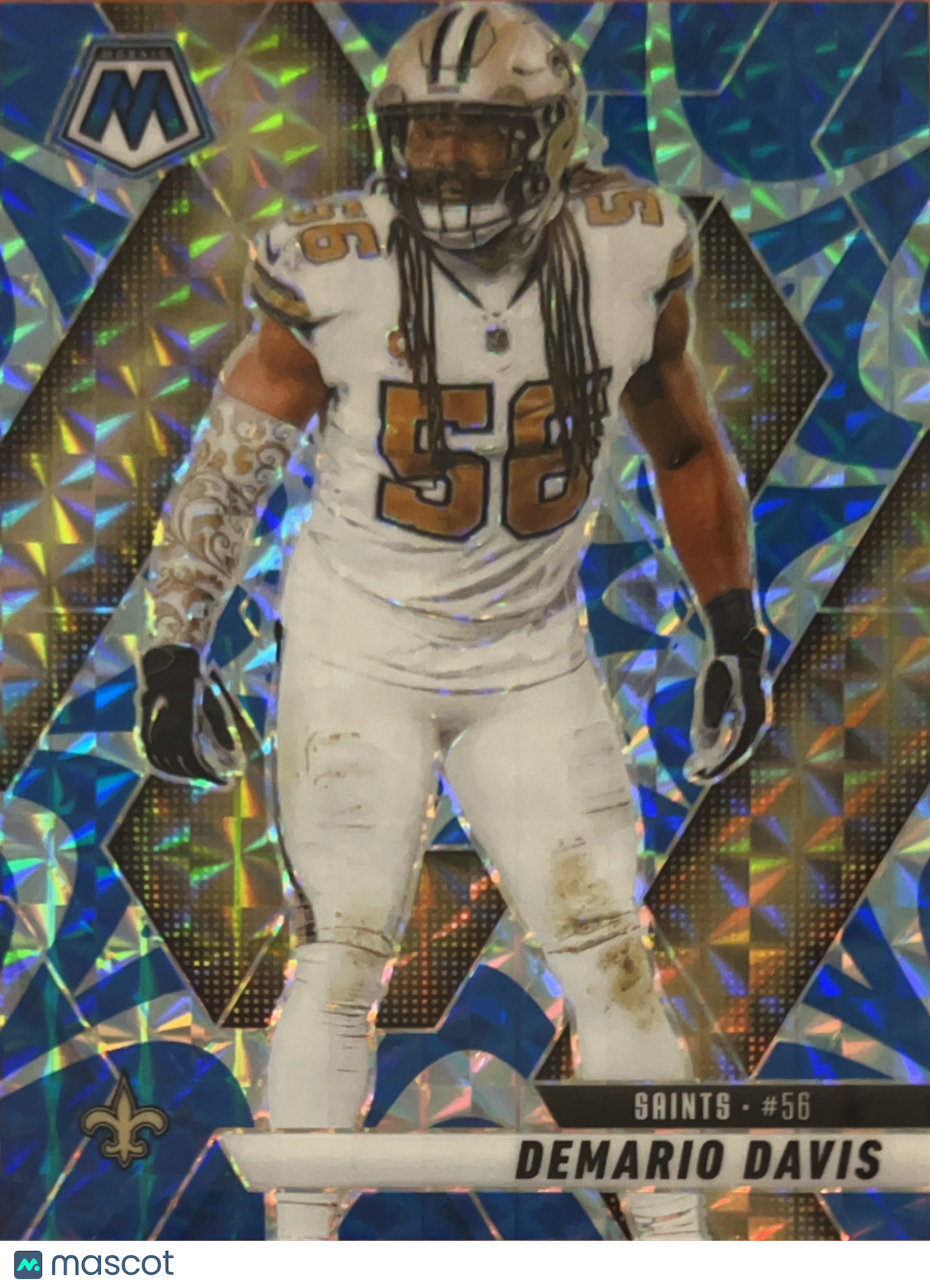 2025 Panini Mosaic Prizm Demario Davis #230 Blue