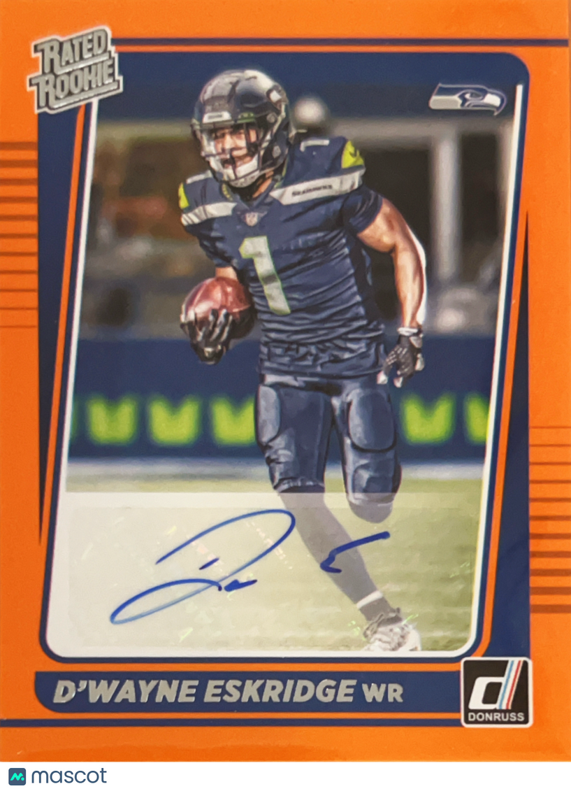 2021 Panini Donruss D'Wayne Eskridge #276 Auto