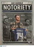 2025 Panini Mosaic Football Notoriety Sam Darnold #9