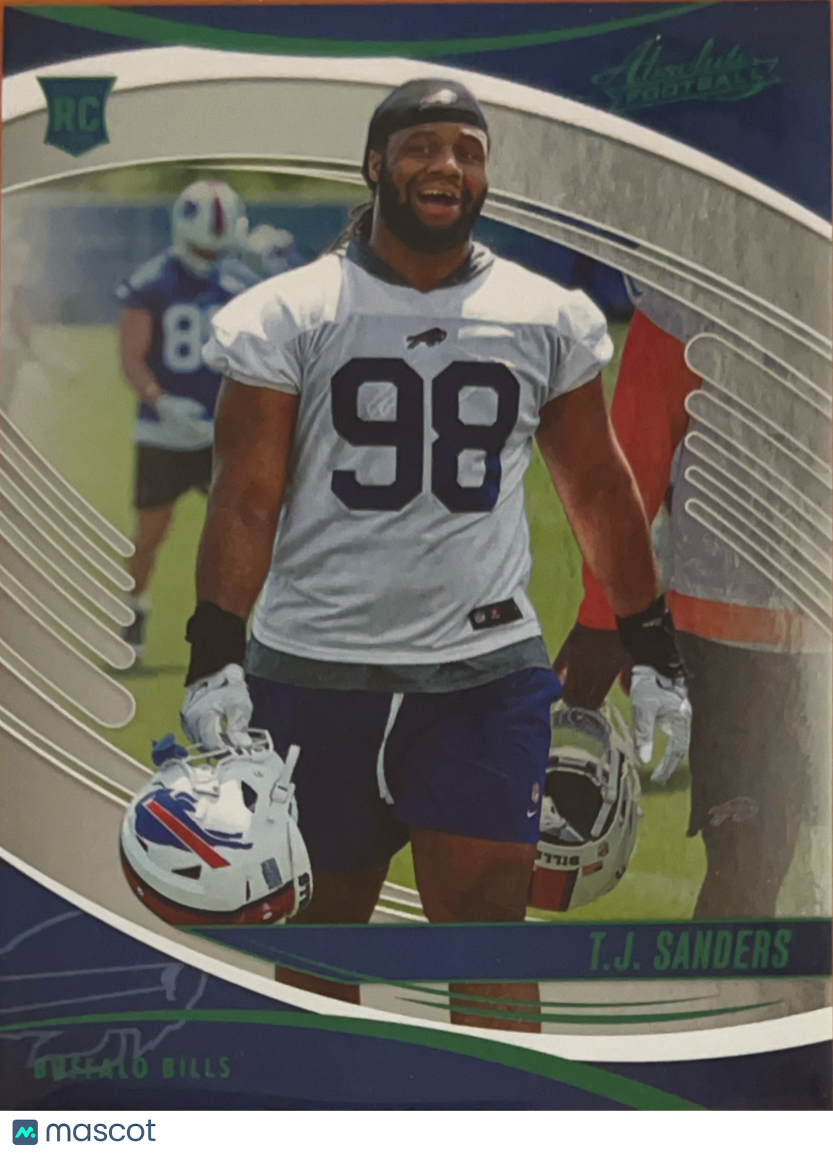 2025 Panini Absolute Football T.J. Sanders #180 RC