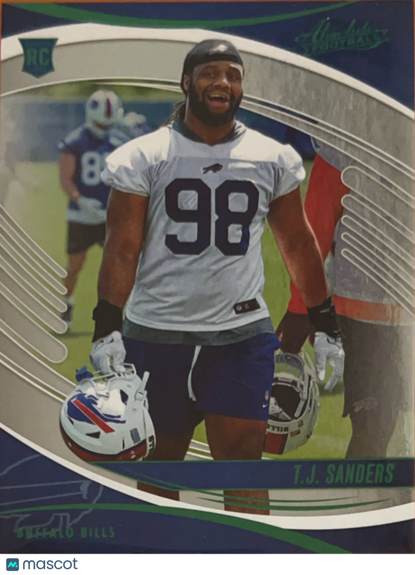 2025 Panini Absolute Football T.J. Sanders #180 RC