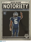 2025 Panini Mosaic Football Notoriety Jalen Milroe #15 RC