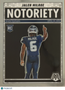 2025 Panini Mosaic Football Notoriety Jalen Milroe #15 RC