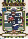 2025 Panini Donruss Throwback Jalen Milroe #18