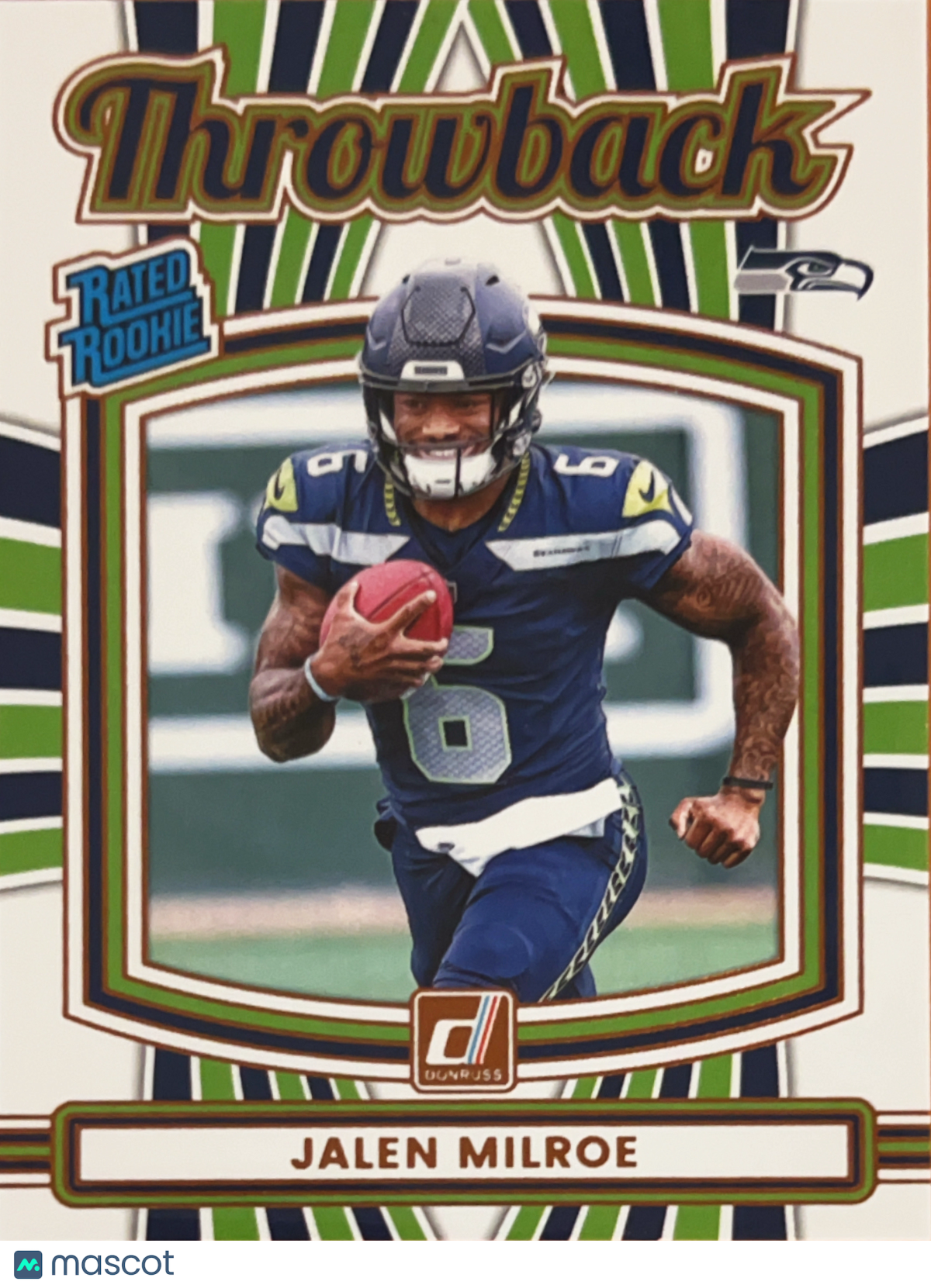 2025 Panini Donruss Throwback Jalen Milroe #18