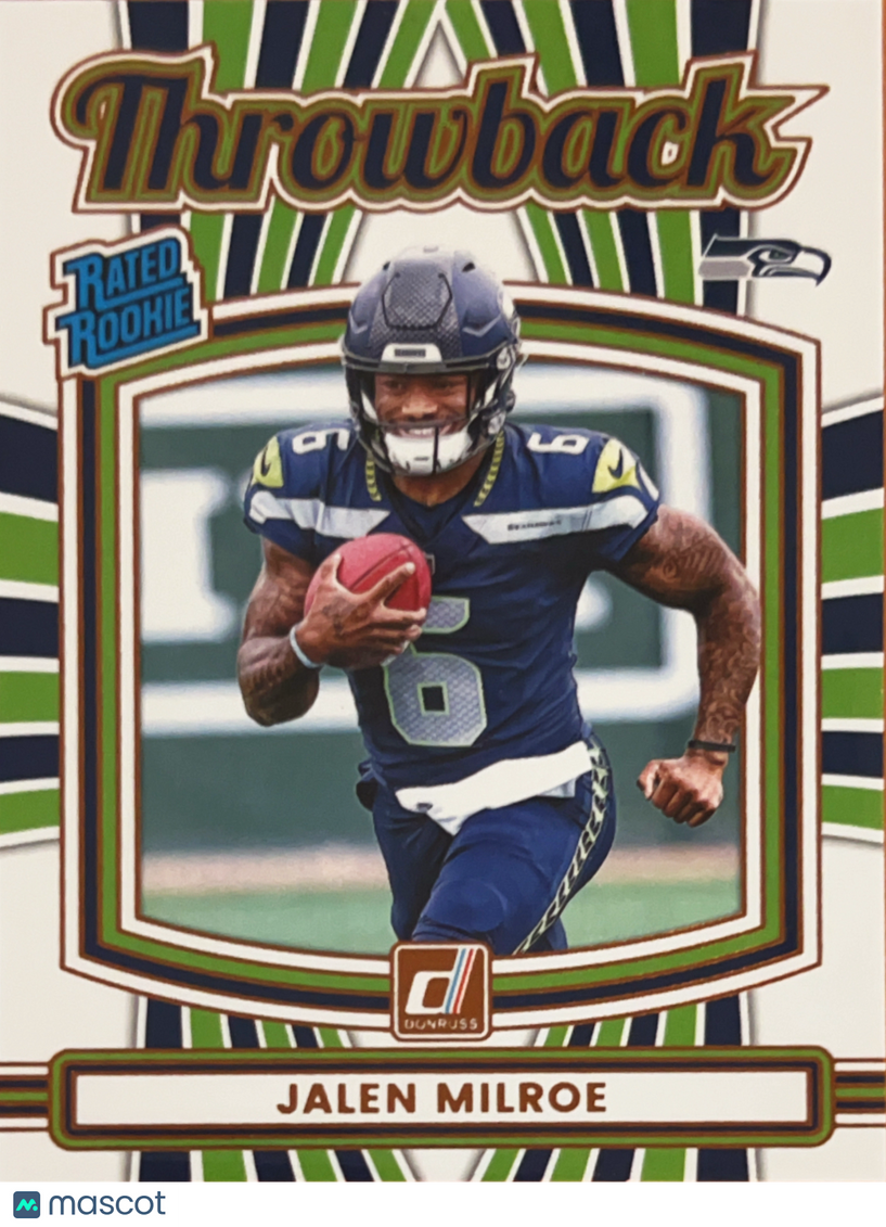 2025 Panini Donruss Throwback Jalen Milroe #18
