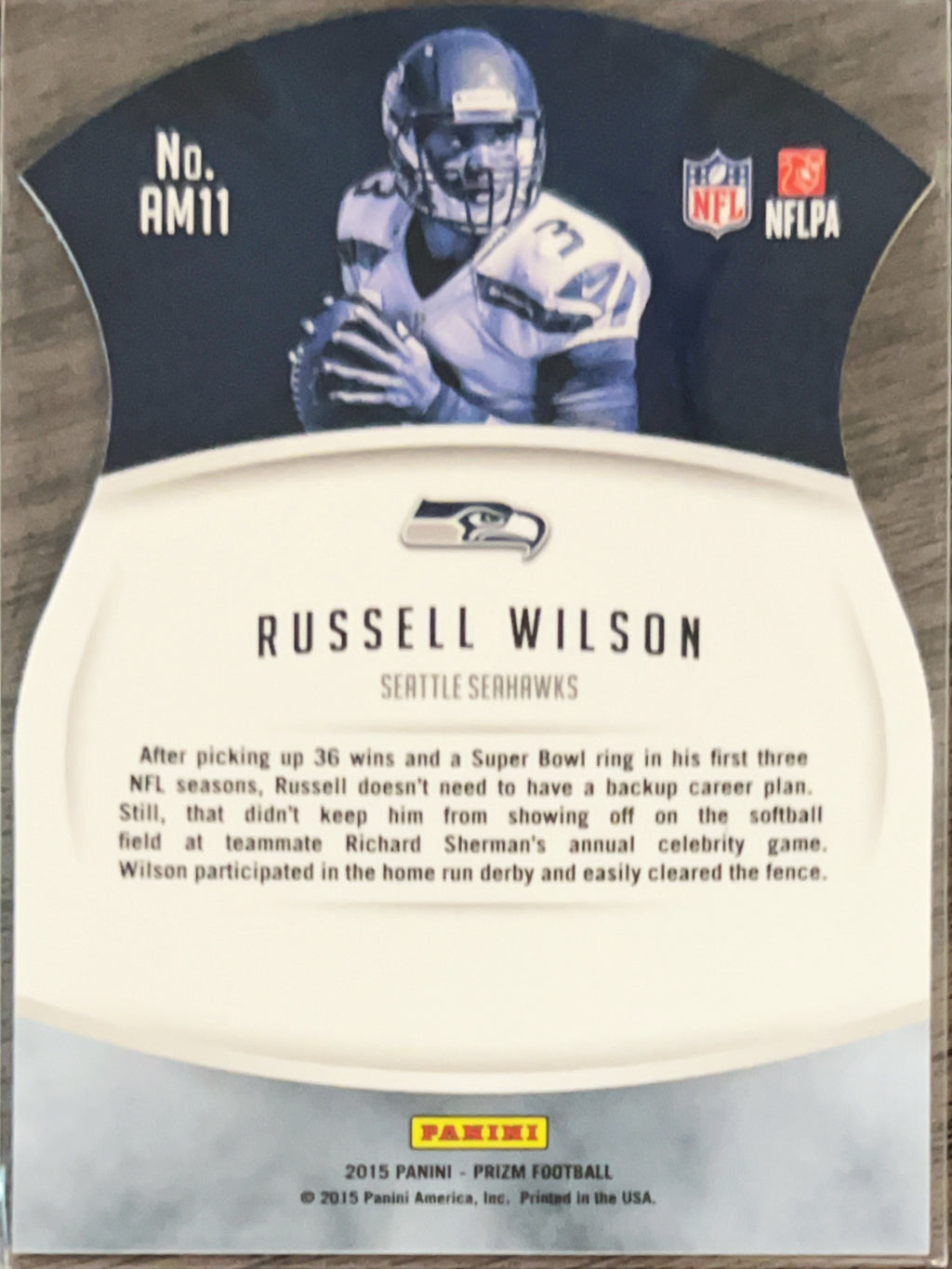2015 Panini Prizm Air Marshals Russell Wilson #AM11 /