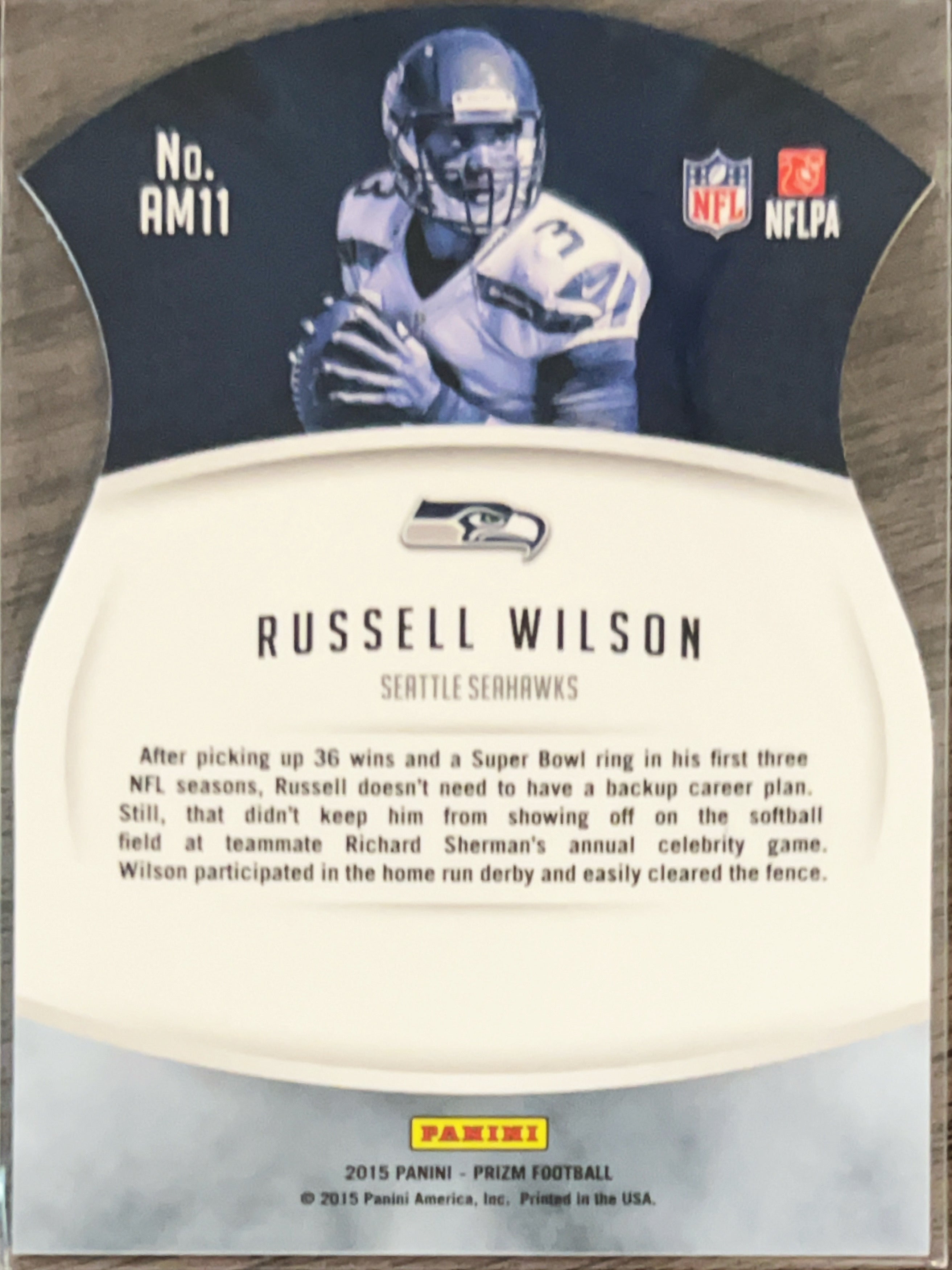 2015 Panini Prizm Air Marshals Russell Wilson #AM11 /