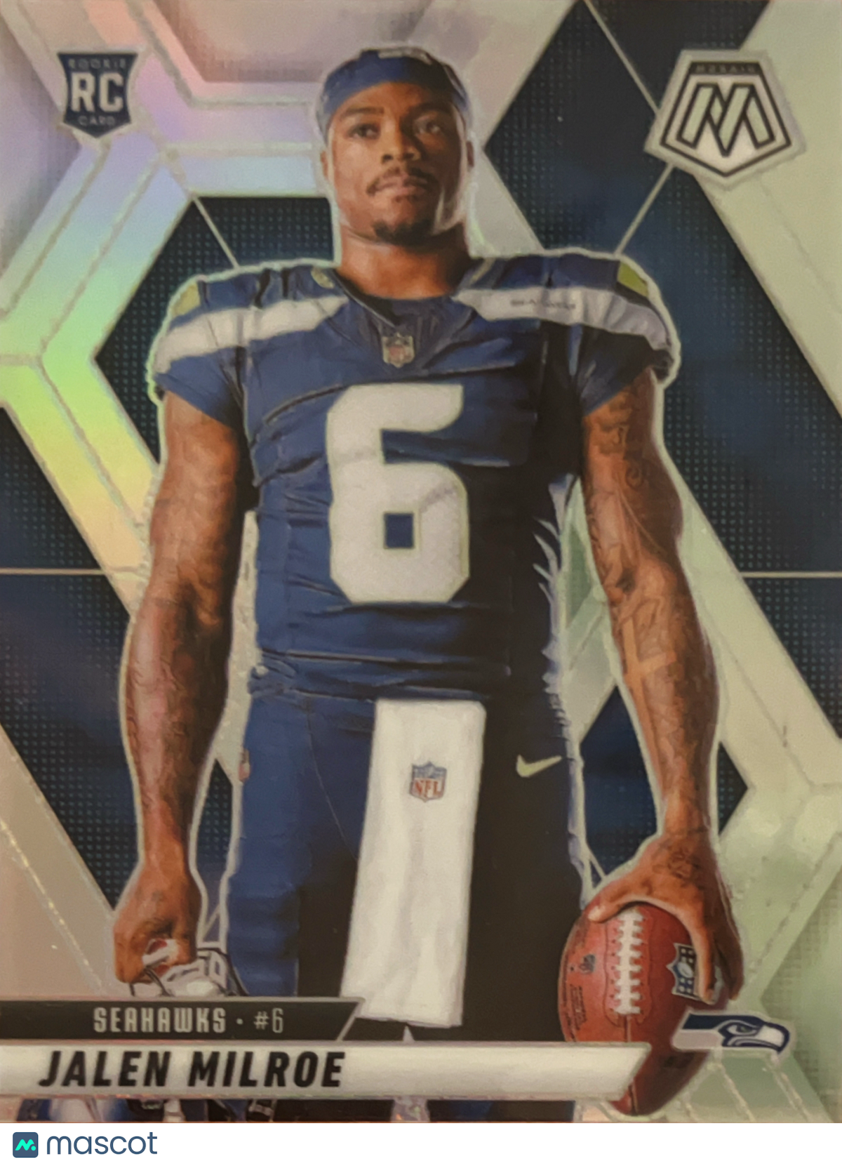 2025 Panini Mosaic Prizm Jalen Milroe #283 Silver RC