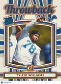 2025 Donruss Throwback Tyleik Williams #5