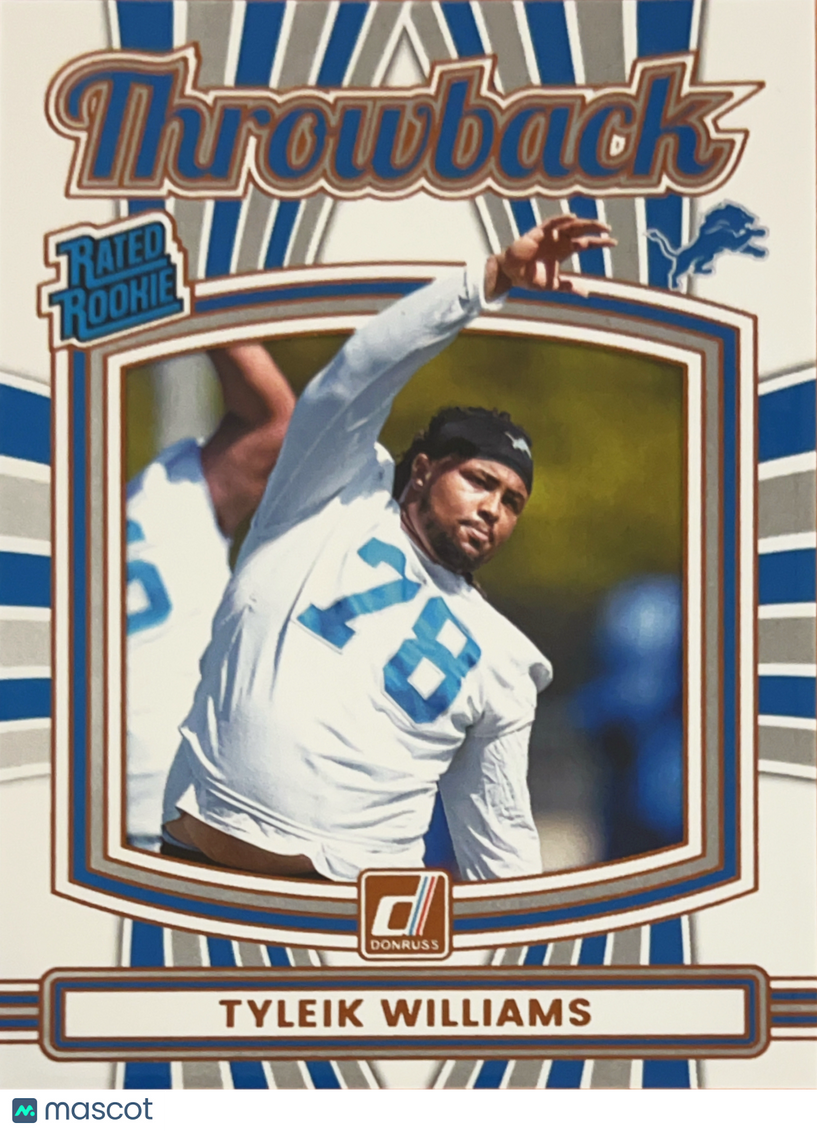 2025 Donruss Throwback Tyleik Williams #5