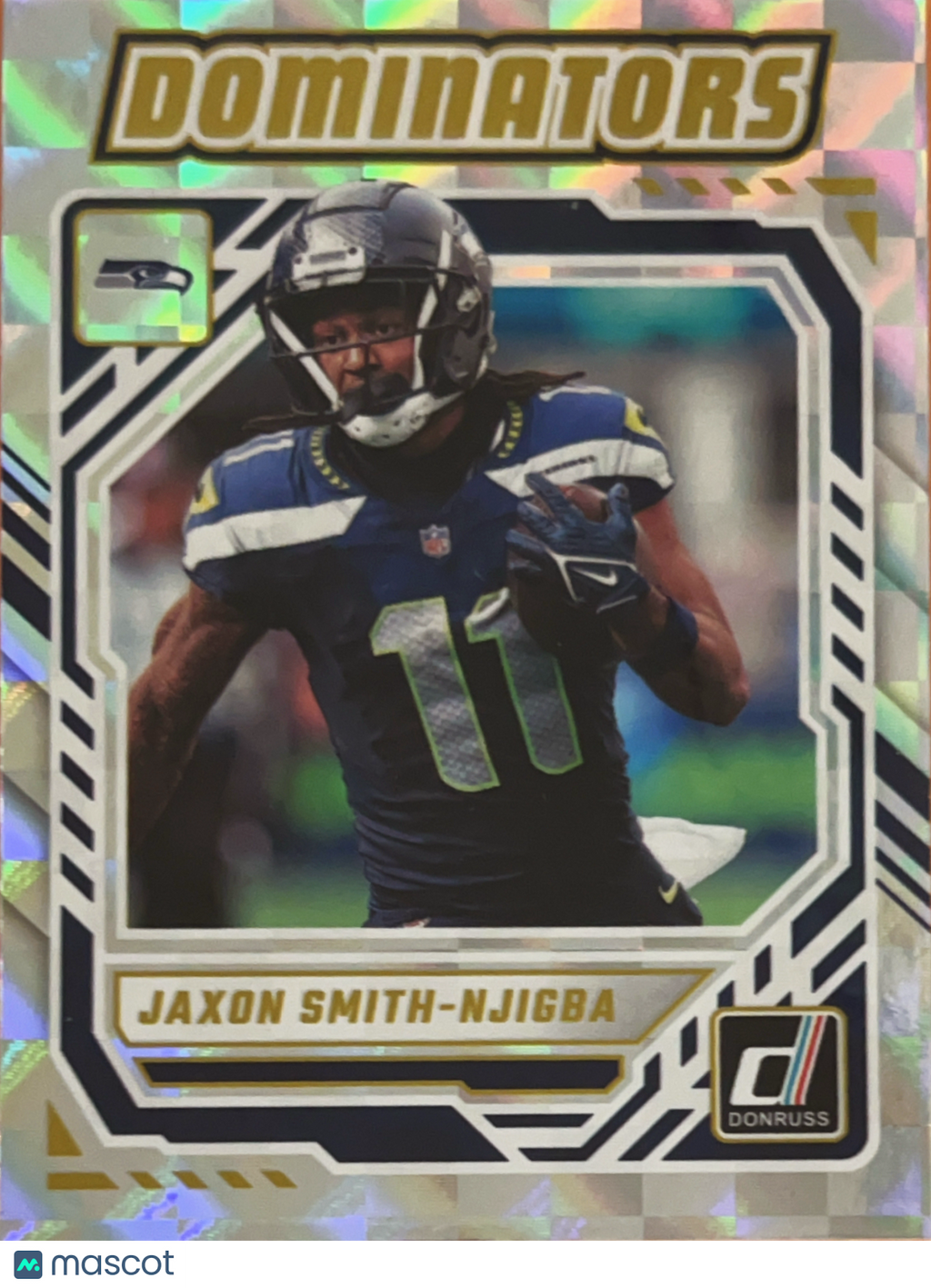 2025 Panini Donruss Dominators Jaxon Smith-Njigba #DOM-JSA White Checkerboard