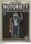 2025 Panini Mosaic Football Notoriety Jalen Milroe #15 RC