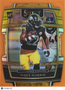 2022 Panini Select Football Concourse Najee Harris #53 Orange Prizm Die-Cut RC