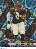 2025 Panini Mosaic Football Will Anderson Jr. #24 Reactive Blue