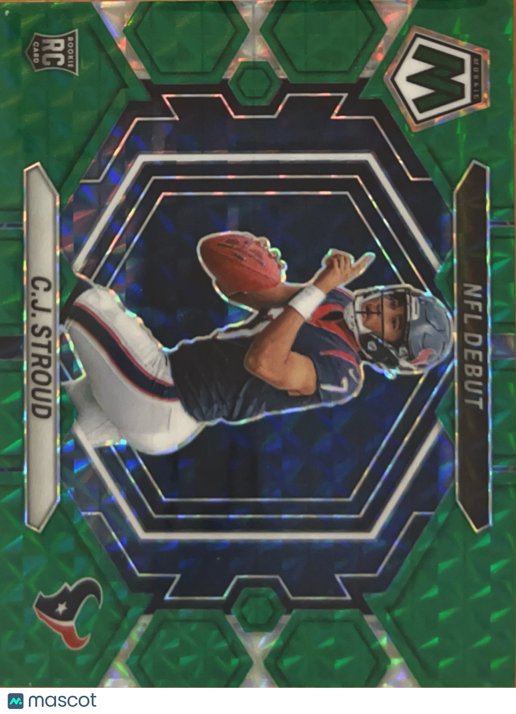 2023 Panini Mosaic Mosaic NFL Debut C.J. Stroud #ND-3 Green RC