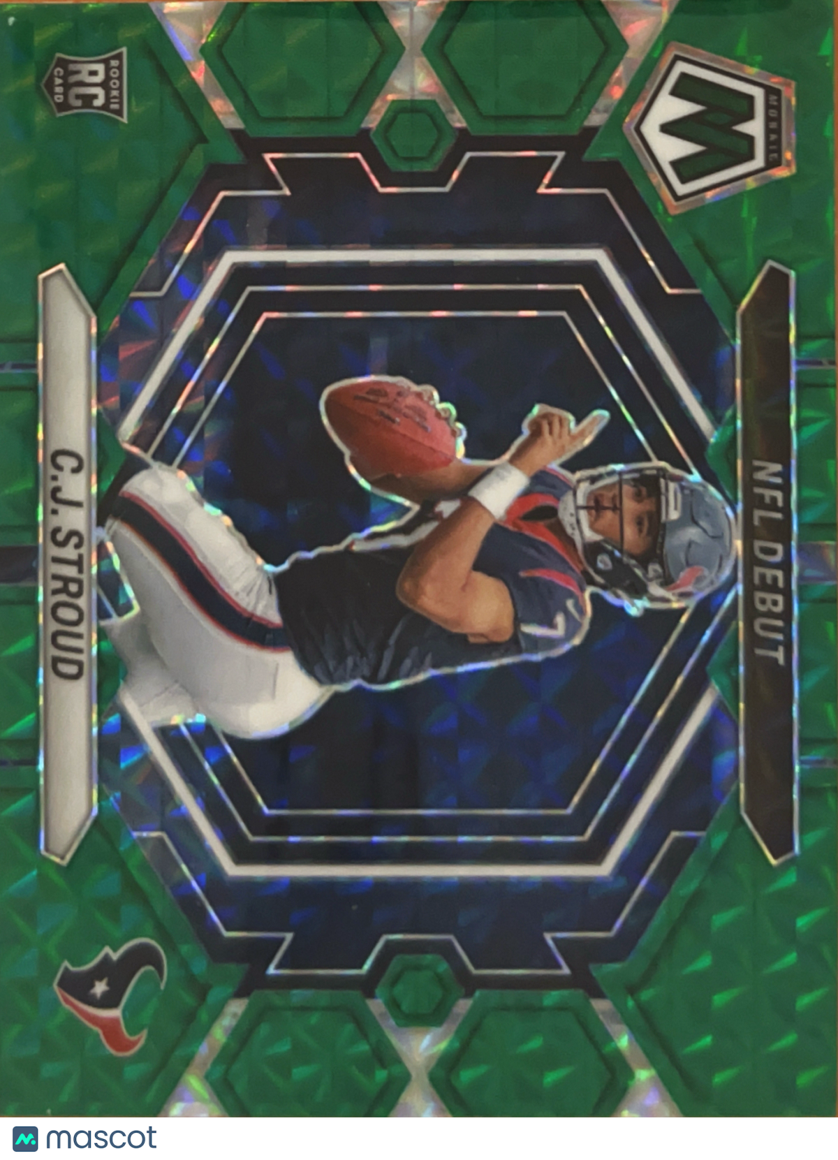 2023 Panini Mosaic Mosaic NFL Debut C.J. Stroud #ND-3 Green RC