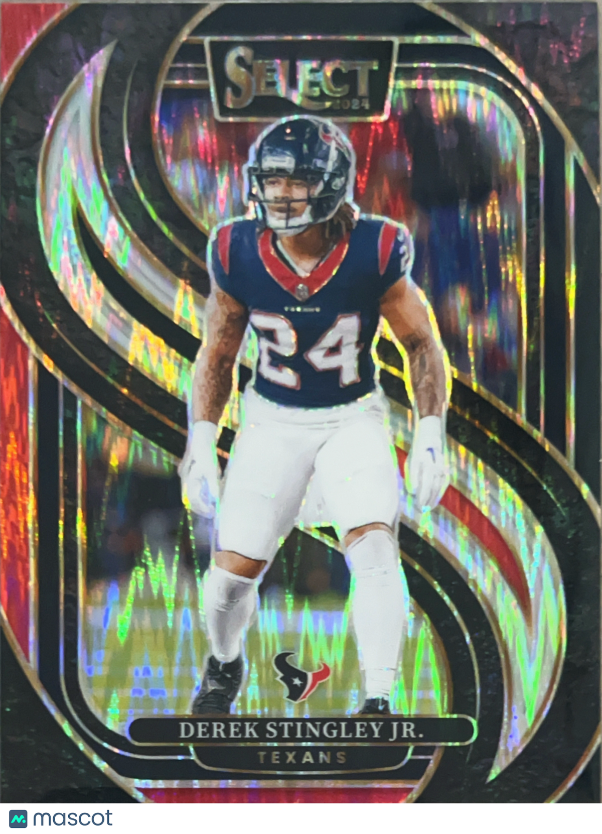 2025 Panini Select Premier Level Derek Stingley Jr. #149 Red and Black Prizm