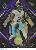 2025 Panini Phoenix Tyjae Spears #141 Purple