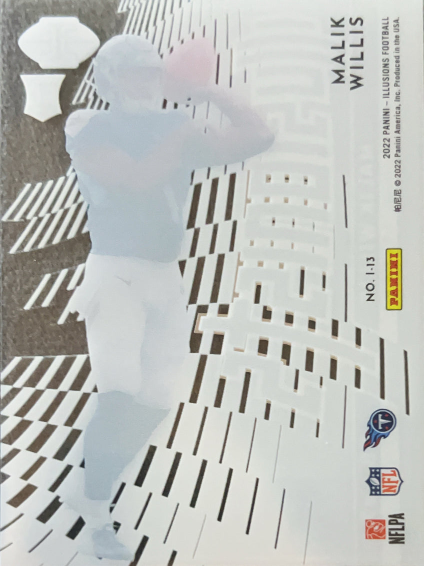 2022 Panini Illusions Malik Willis #I-13 RC