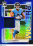 2025 Panini Donruss Optic Prizm Elic Ayomanor #RPBH-EAR Blue Memorabilia