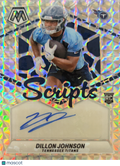 2024 Panini Mosaic Prizm Scripts Dillon Johnson #RS-DJN RC