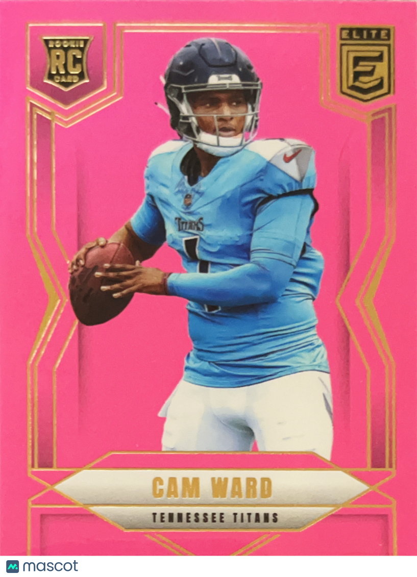 2025 Panini Donruss Elite Cam Ward #101 Pink RC