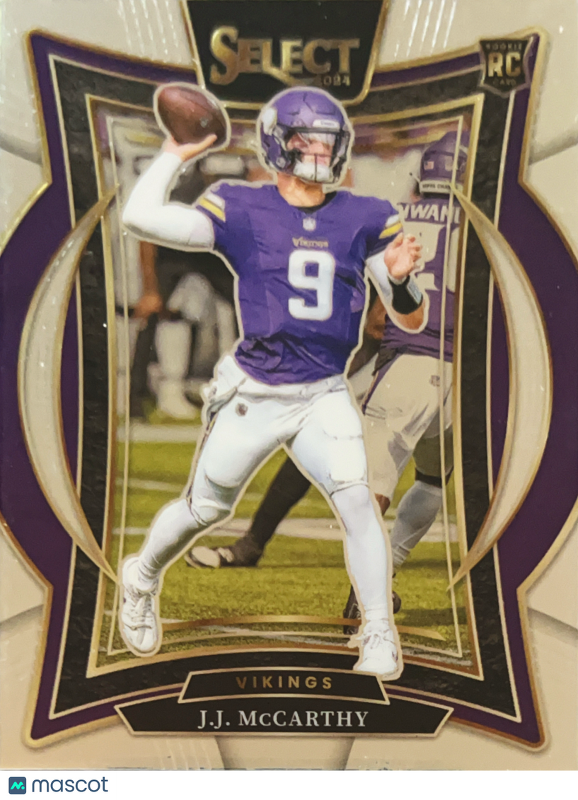 2025 Panini Select Concourse J.J. McCarthy #24 RC