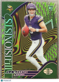 2024 Panini Illusions Illusionists J.J. McCarthy #8 Green RC