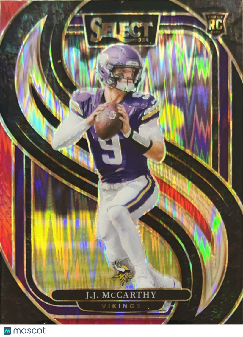 2025 Panini Select Football J.J. McCarthy #134 Prizm RC