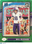 2024 Panini Donruss Optic Prizm Will Reichard #297 Green Velocity