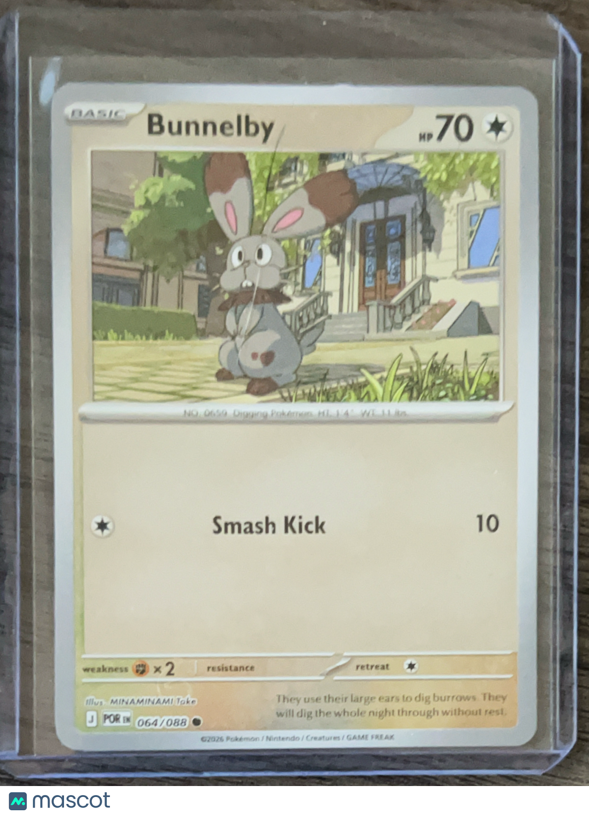 2025 Mega Evolution Perfect Order Bunnelby #64/88