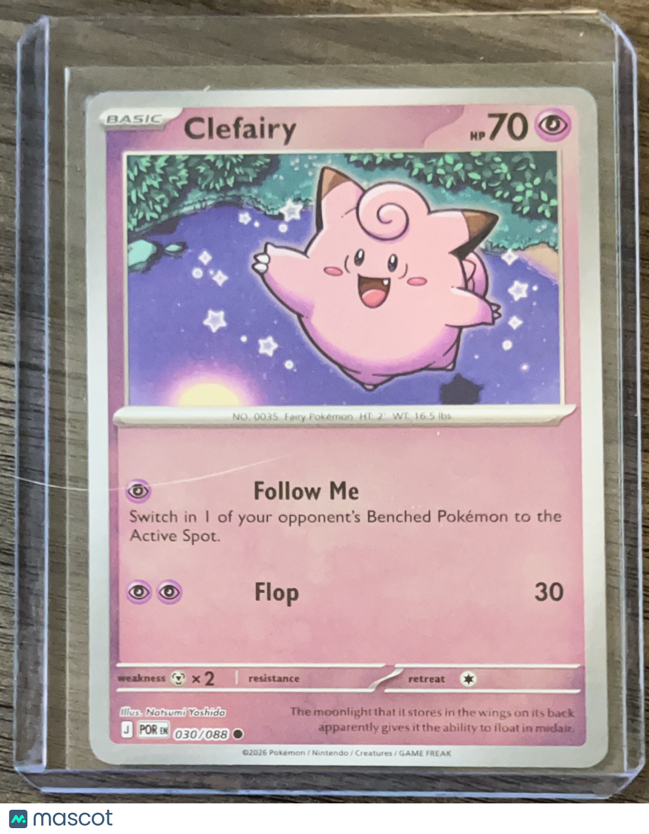 2026 Mega Evolution Perfect Order Clefairy #30/88
