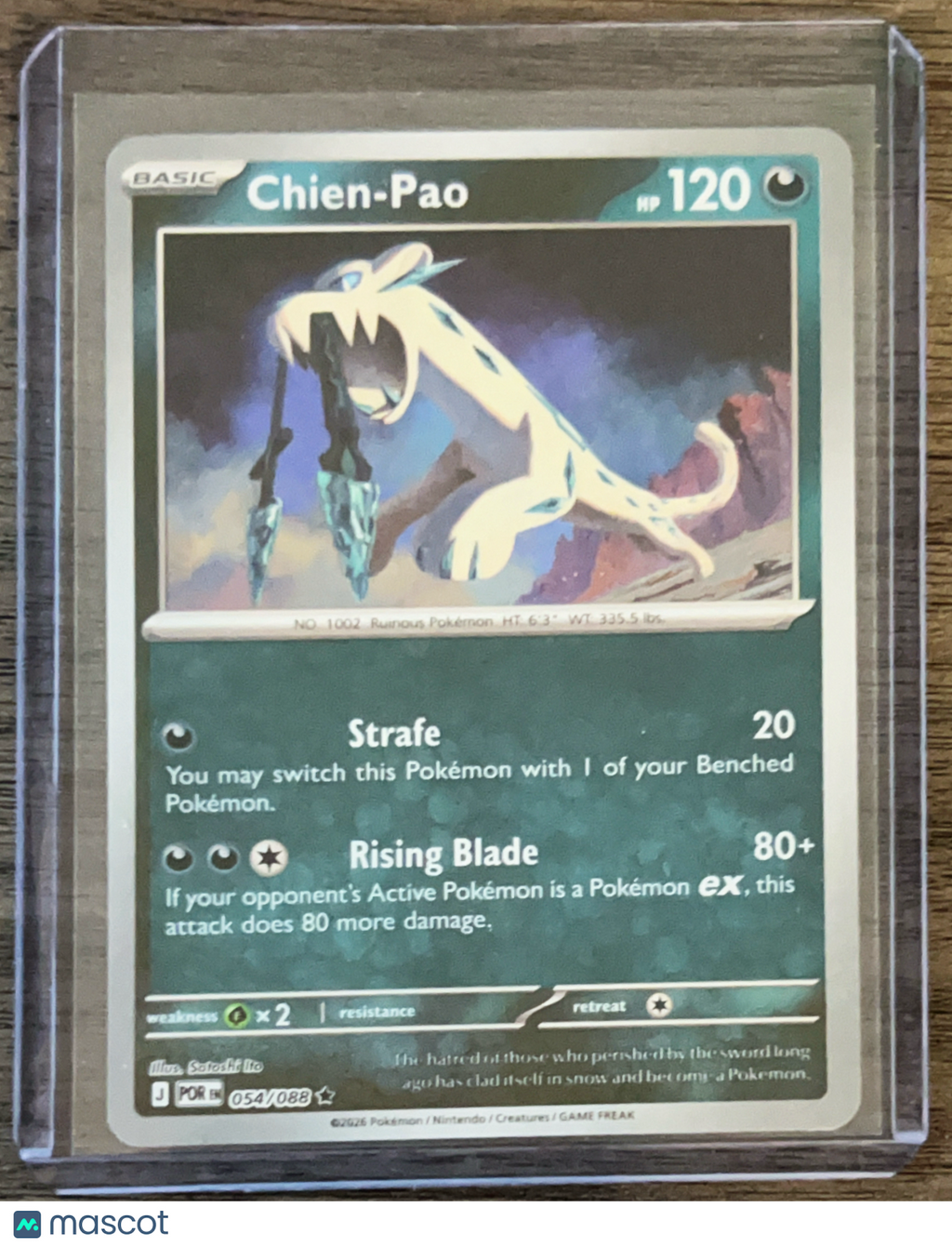 2025 Journey Together Chien-Pao Holo Rare #54/88