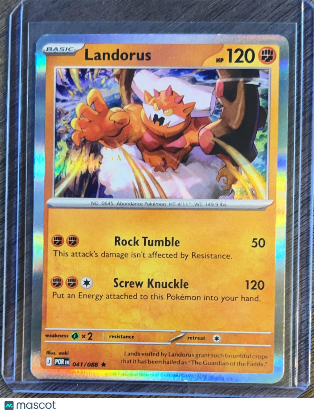 2020 Vivid Voltage Landorus Reverse Holo Rare #41/88