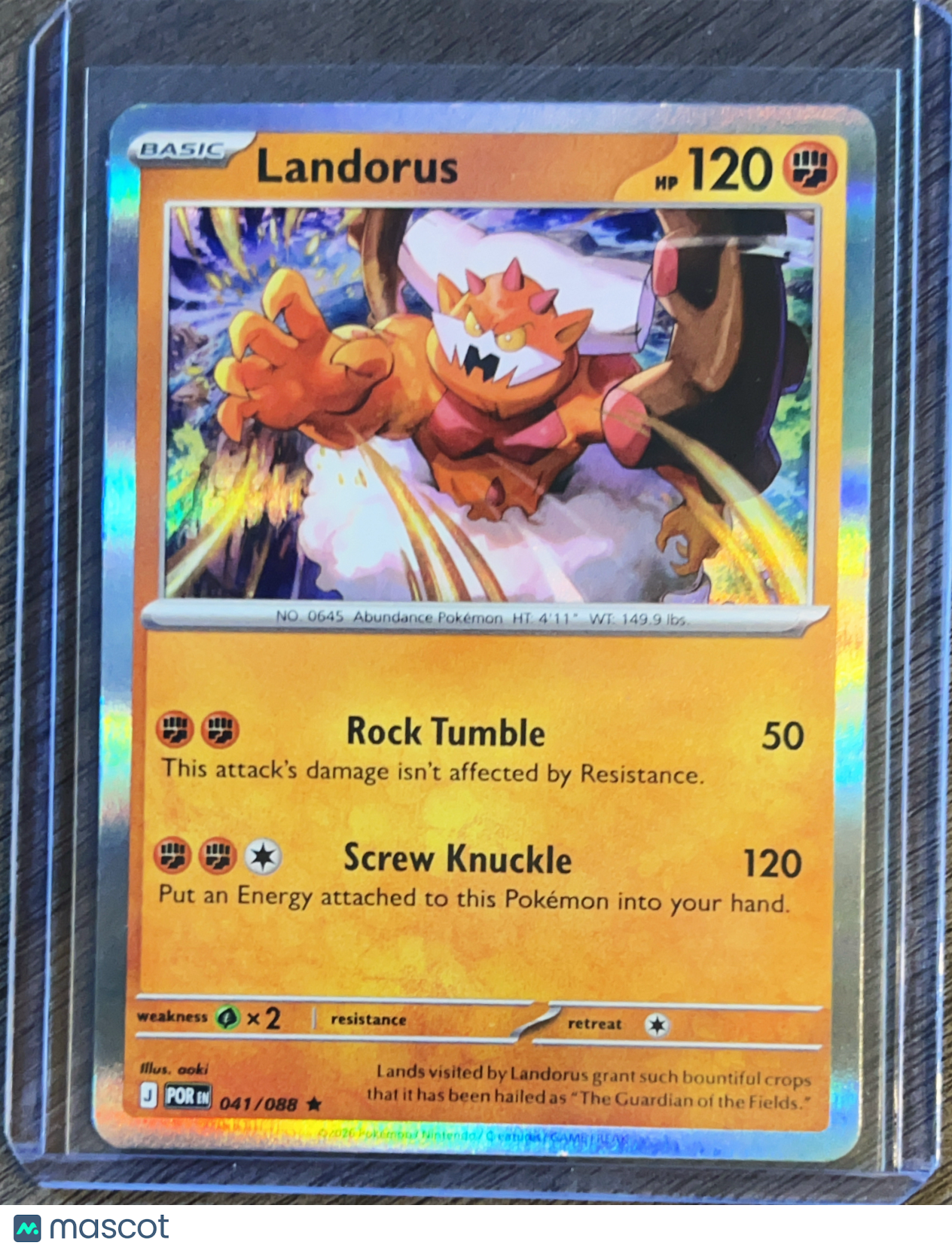 2020 Vivid Voltage Landorus Reverse Holo Rare #41/88