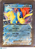 2025 Scarlet & Violet White Flare Keldeo EX Holo Double Rare RR #30/86