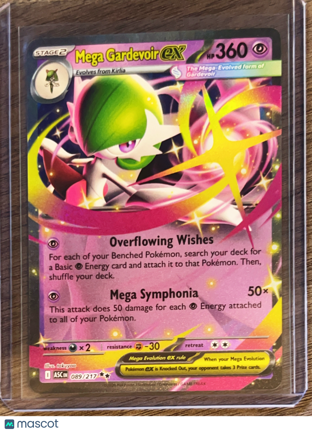 2026 Mega Evolution – Ascended Heroes Mega Gardevoir EX Holo Double Rare #89/217