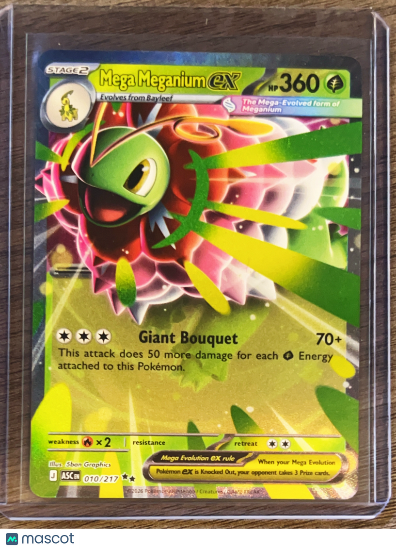 2026 Mega Evolution – Ascended Heroes Mega Meganium EX Holo 10/217