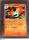2025 Black Bolt Volcarona Holo Rare #16/86