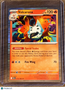 2025 Black Bolt Volcarona Holo Rare #16/86