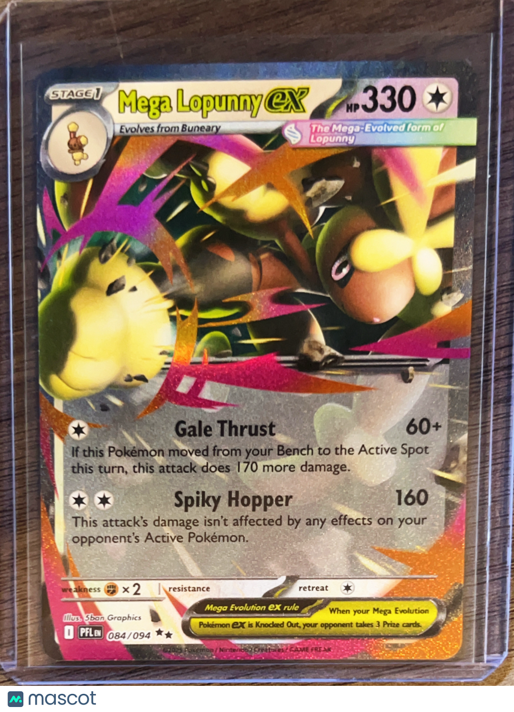 Mega Evolution – Phantasmal Flames Mega Lopunny EX Holo Double Rare #84/94